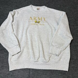 Fruit of the Loom US Army Chemical Corps Sweatshirt XL Gray Embroidered Crewneck